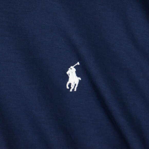 Polo Ralph Lauren Sweater Mens XXL 2XL Navy Blue Downhill Racing Athletic - Picture 3 of 10